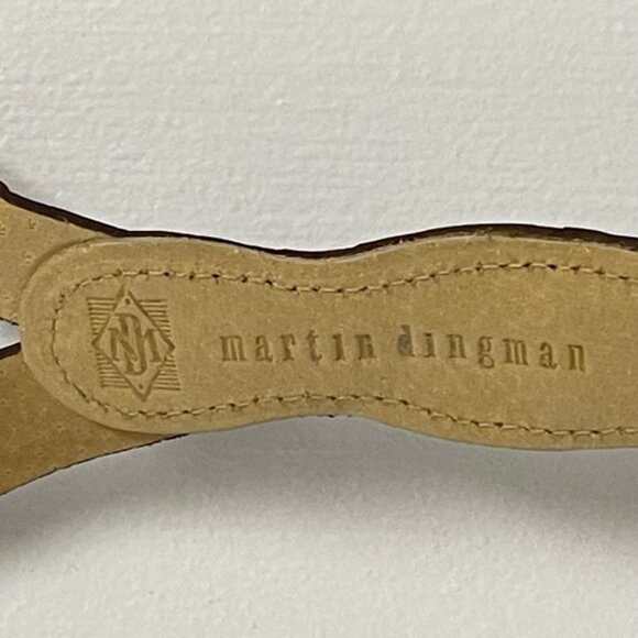 Martin Dingman Men's Leather Suspenders - Brown Leather - Adjustable - EUC - Picture 2 of 6